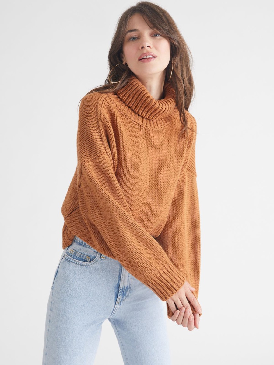 Women 525 America | Edie: Chunky Turtleneck Pullover