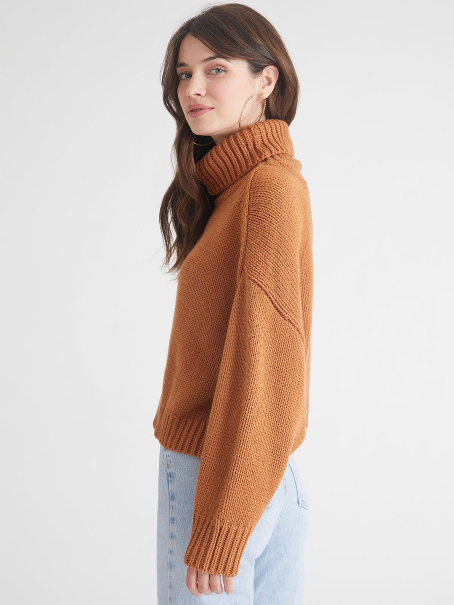 Women 525 America | Edie: Chunky Turtleneck Pullover