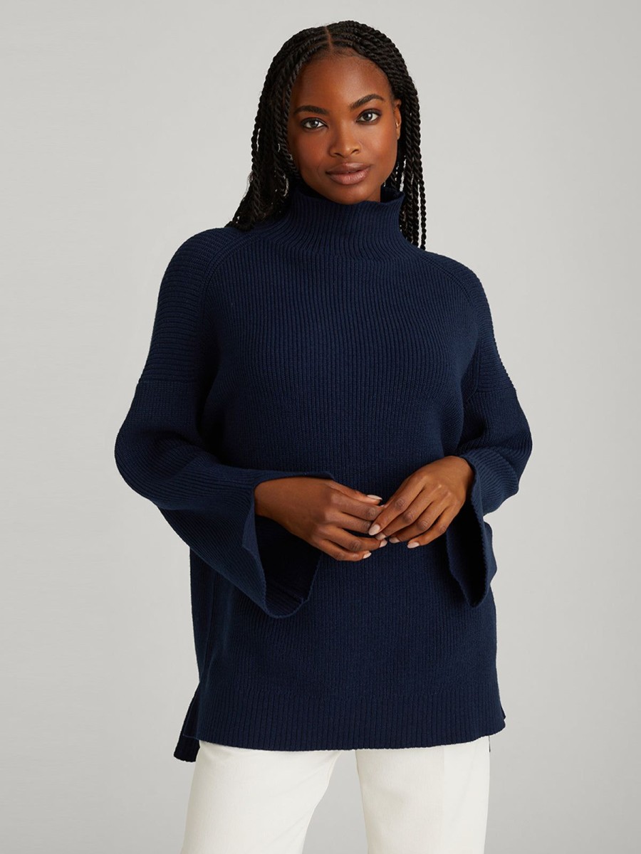 Women 525 America | Wilhelmina: Funnel Neck Tunic