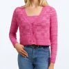 Women 525 America | Bella: Basket Weave Stitch Cardigan