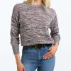 Women 525 America | Ella: Marled Cut Out Back Sweater