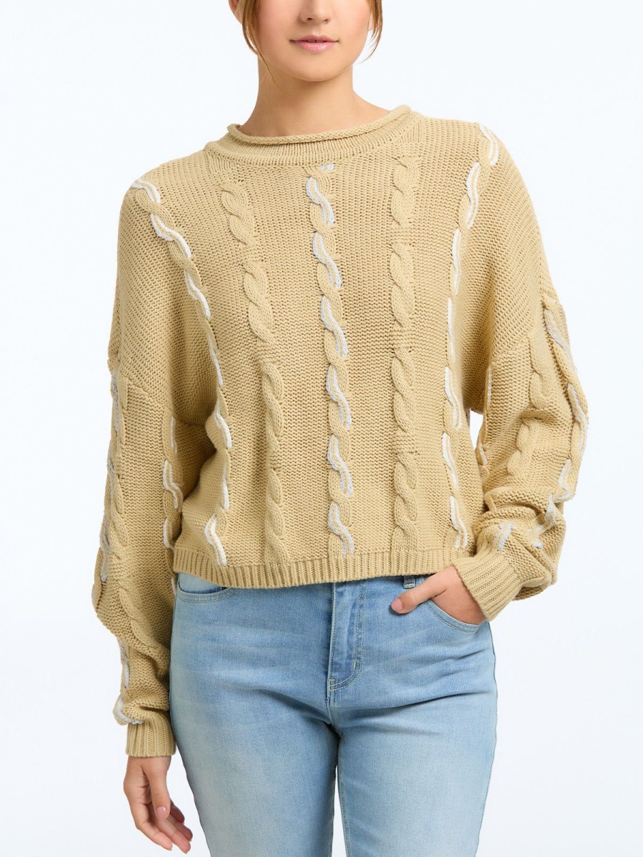 Women 525 America | Color Cable Pullover