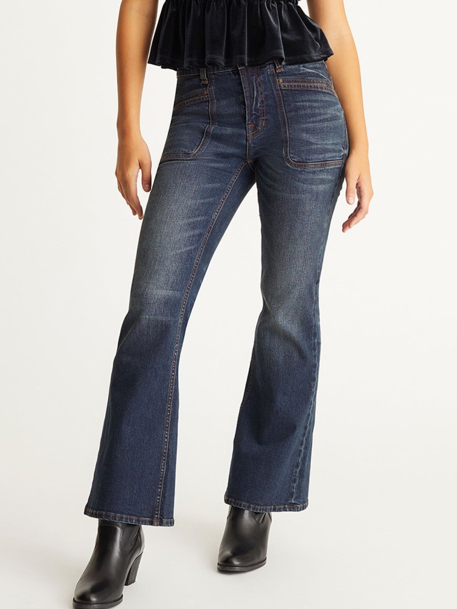 Women 525 America | Mid-Rise Bootcut Jeans August Wash