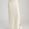 Women 525 America | Gwen: Boucle Maxi Skirt Chalk