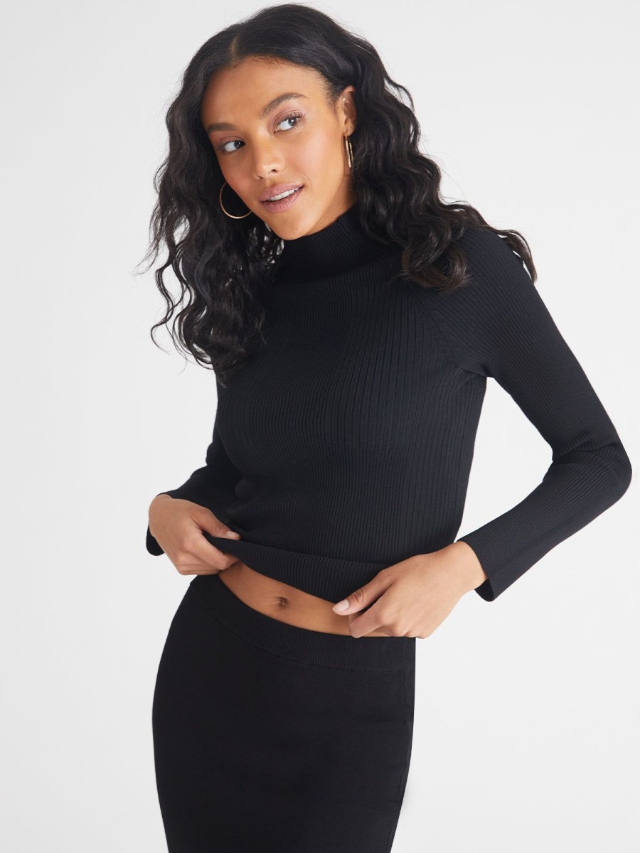 Women 525 America | Haley: Rib Mockneck Pullover