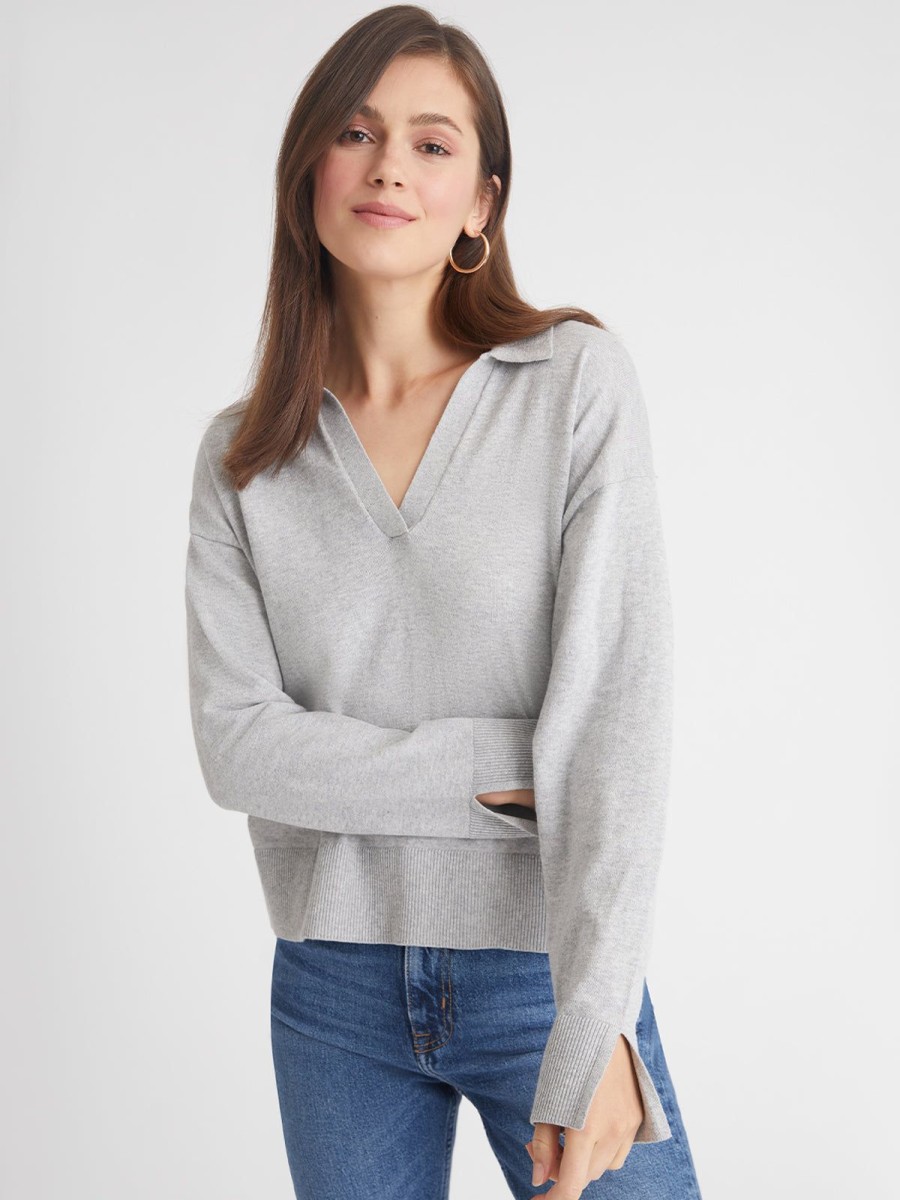 Women 525 America | Maddi: V-Neck Collar Pullover