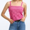 Women 525 America | Lydia: Basket Weave Stitch Tank Orchid Multi