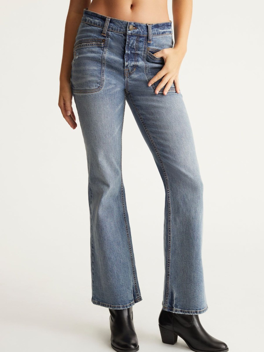 Women 525 America | Mid-Rise Bootcut Jeans Kai Wash