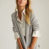 Women 525 America | Emma: Shaker Stitch Open Cardigan