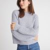 Women 525 America | Joanna: Mesh Stitch Pullover