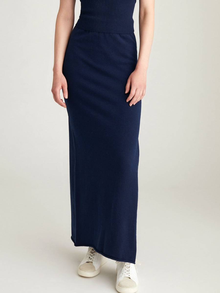 Women 525 America | Gwen: Maxi Skirt Dark Blue