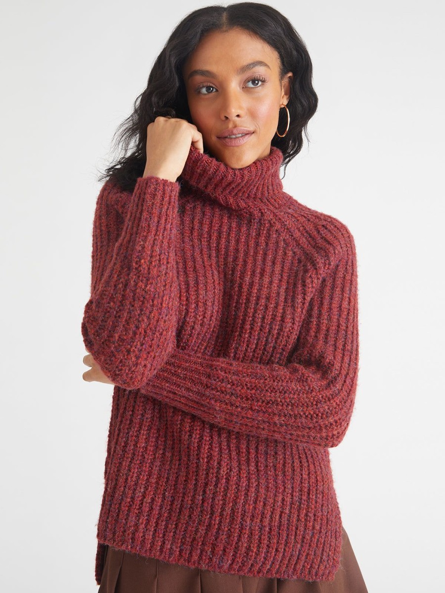 Women 525 America | Stella: Shaker Turtleneck Sweater