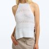 Women 525 America | Olivia: Crochet Halter Tank