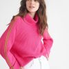 Women 525 America | Vida: Tipped Turtleneck Sweater