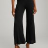 Women 525 America | Clover: Metallic Wide Leg Pants Black