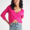 Women 525 America | Harlow: Wrap-Front Rib Sweater