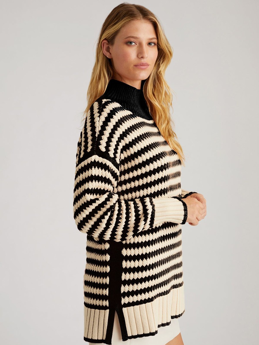 Women 525 America | Giselle: Texture Stripe Pullover