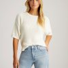 Women 525 America | Emma: Crewneck Shaker Stitch Tee