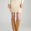 Women 525 America | Kali: Cable Mini Skirt Cream